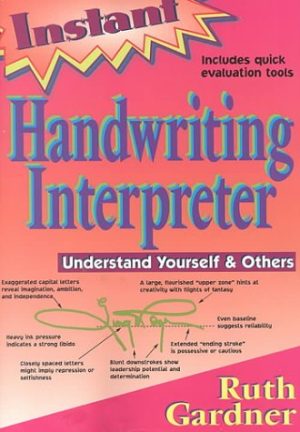 Instant Handwriting Interpreter - Gardner