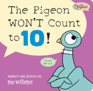 Pigeon Won't Count To 10 - Willems