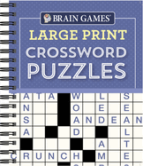Large Print Crosswords - Brain Games