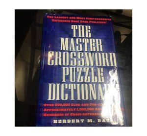 Master Crossword Puzzle Dictionary - Baus