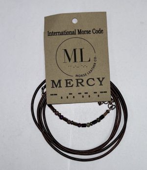 Morse Code Bracelet - MERCY